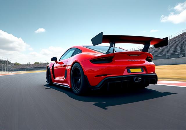 Track ready car with aerodynamic modifications